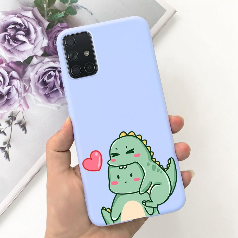 For Samsung A51 A71 A31 Phone Case Fashion Pattern Liquid Silicone Full Protection Back Cover For Samsung Galaxy A 51 71 31 Capa