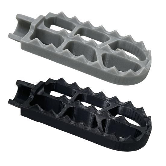 Anti Slip Foot Pegs for Dirt Bike Motorcycle, PLA Offroad Footrest, Universal Wide Lattice Grip for Trail Riding