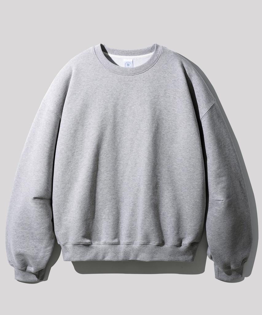 JEMUT Your Oversized Crop Sweatshirt 6 Types Gray Somt2528