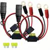 2 Pack GC002 X-Connect Charger Extension Cable, Compatible with NOCO Battery Charger Accessories, M6 (1/4 Inch) XL Hole Terminal Connector