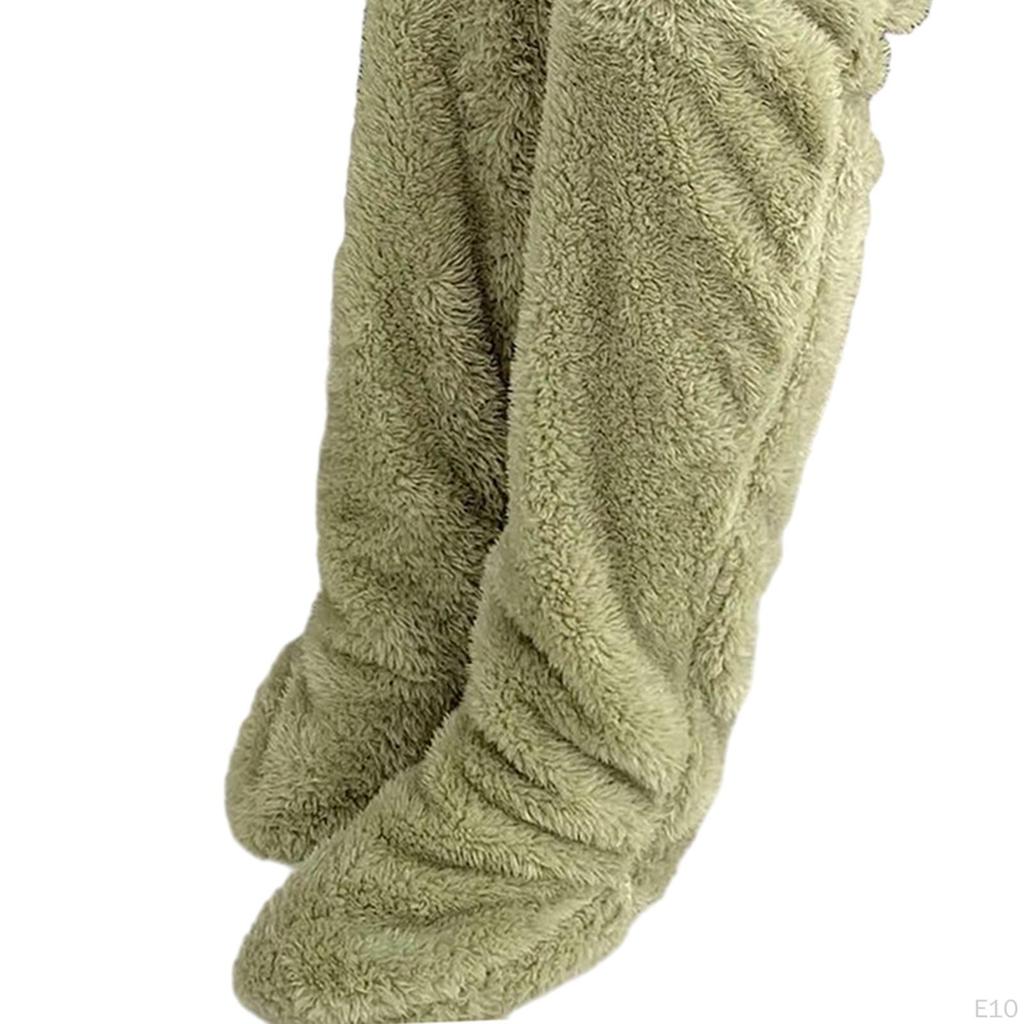 Cozy Winter Fleece Knee-High Socks for Women