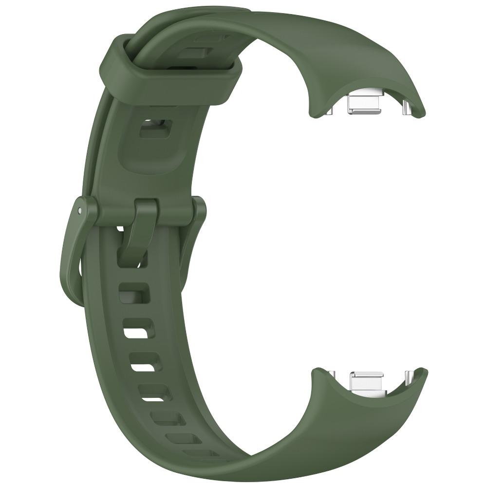 

Silicone Strap for Xiaomi Mi Band 10 9 8 NFC Sport Rubber Bracelet Wristband Correa Xiaomi Smart Band 8 9 10 NFC Accessories зелёный