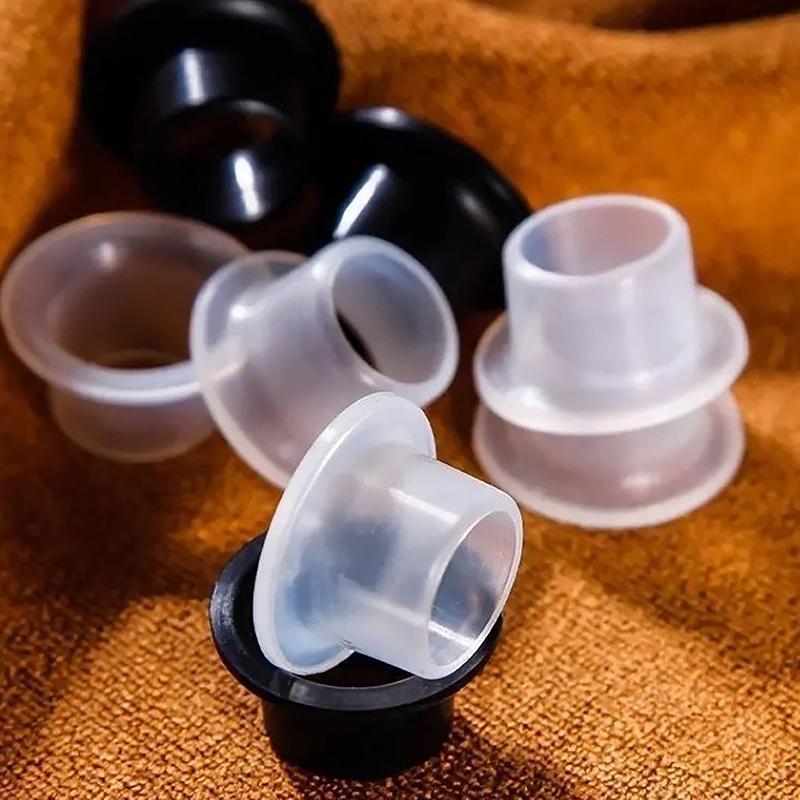 50 Stück Wasserhahn-Dichtungsdichtung, Silikon-Rohriemen, Dreieckventil, Gummirohrschlauch, verhindert Tropfen und Leckage