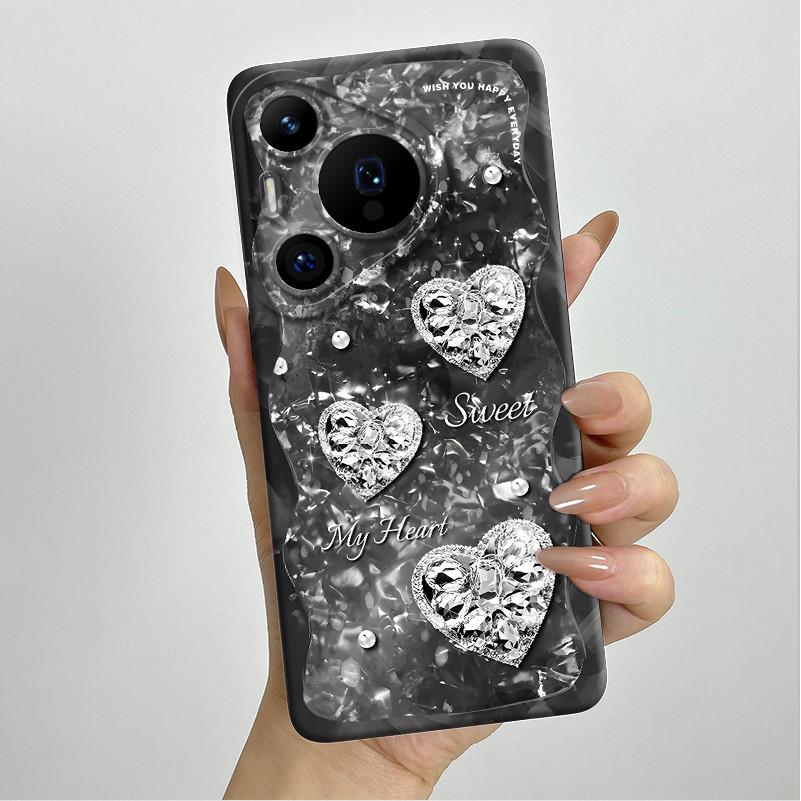 For Huawei Pura 70 Pro Case Pretty Butterfly Flower Soft Silicone Phone Case For Huawei Pura 70 Pura70 Pro 70Pro Plus Back Cover