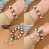 Unique Summer 2024 New Chinese Style Resin Cat Paw Beaded Bracelet For Women