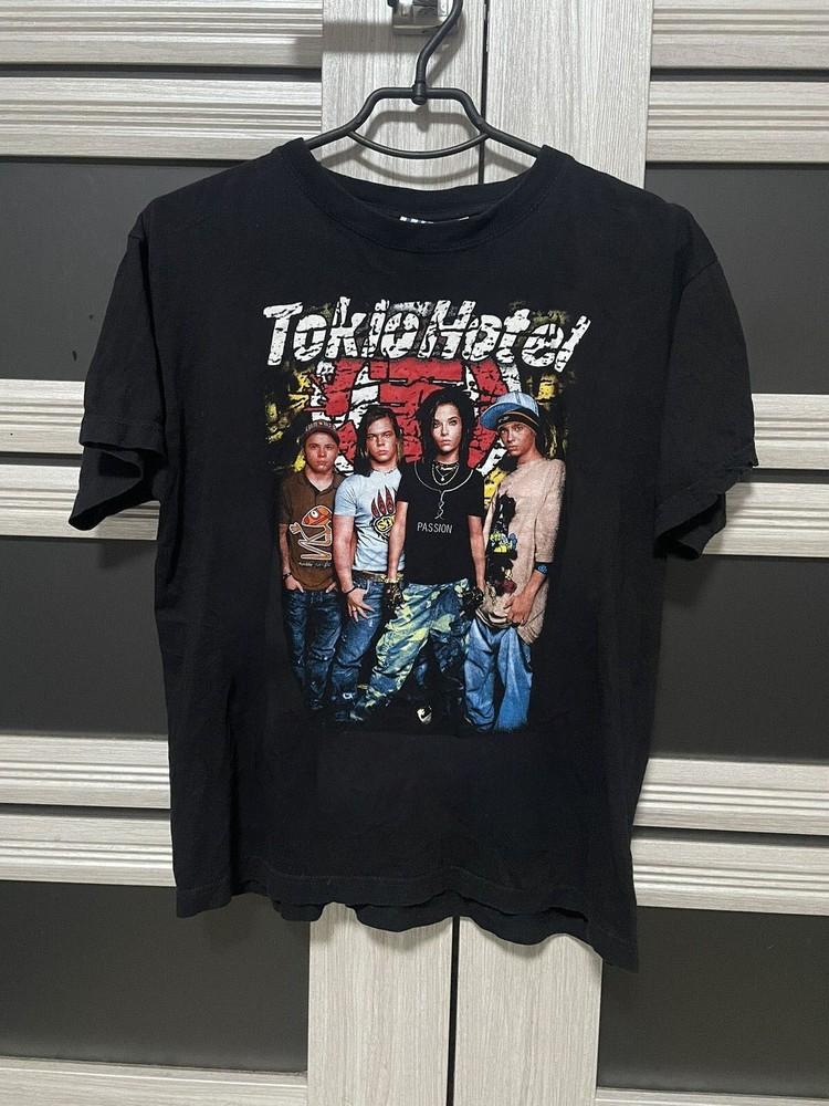 Tokio Hotel Rock Band Short Sleeve Shirt Unisex Concert S5XL TR648 Unisex T-Shirt XXXXL