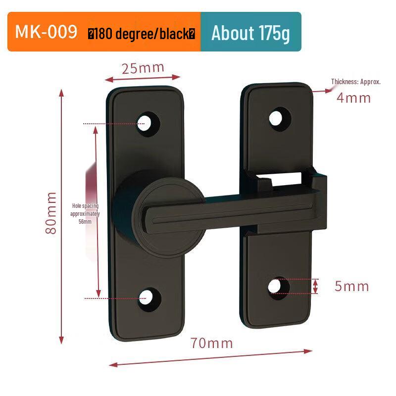 Rongyu 180-Degree Glass Cabinet Password Lock