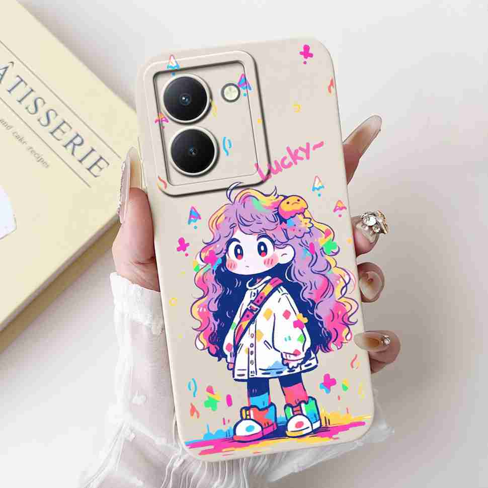 For Vivo Y36 4G Case V2247 Fashion Painted Cover Silicone Casing For Vivo Y 36 Y36 vivoY36 Soft ShockProof Fundas Coque