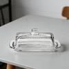 Glass   Dish with Lid Rectangular Multifunction Airtight Cov Ed   Tray Dishwash  Safe for Count Top Fridge Refrig Ator