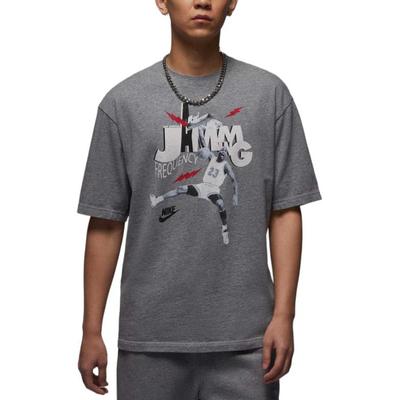 Round Neck Fashion Versatile Short Sleeve T-Shirt Men Tops Carbon-Gray Black HJ2930-091