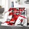Football Celebration Moment Printed Flannel Breathable and Warm Blanket, a Stylish Home Gift, Suitable for Home, Office and Bedspread Use. 0713a6