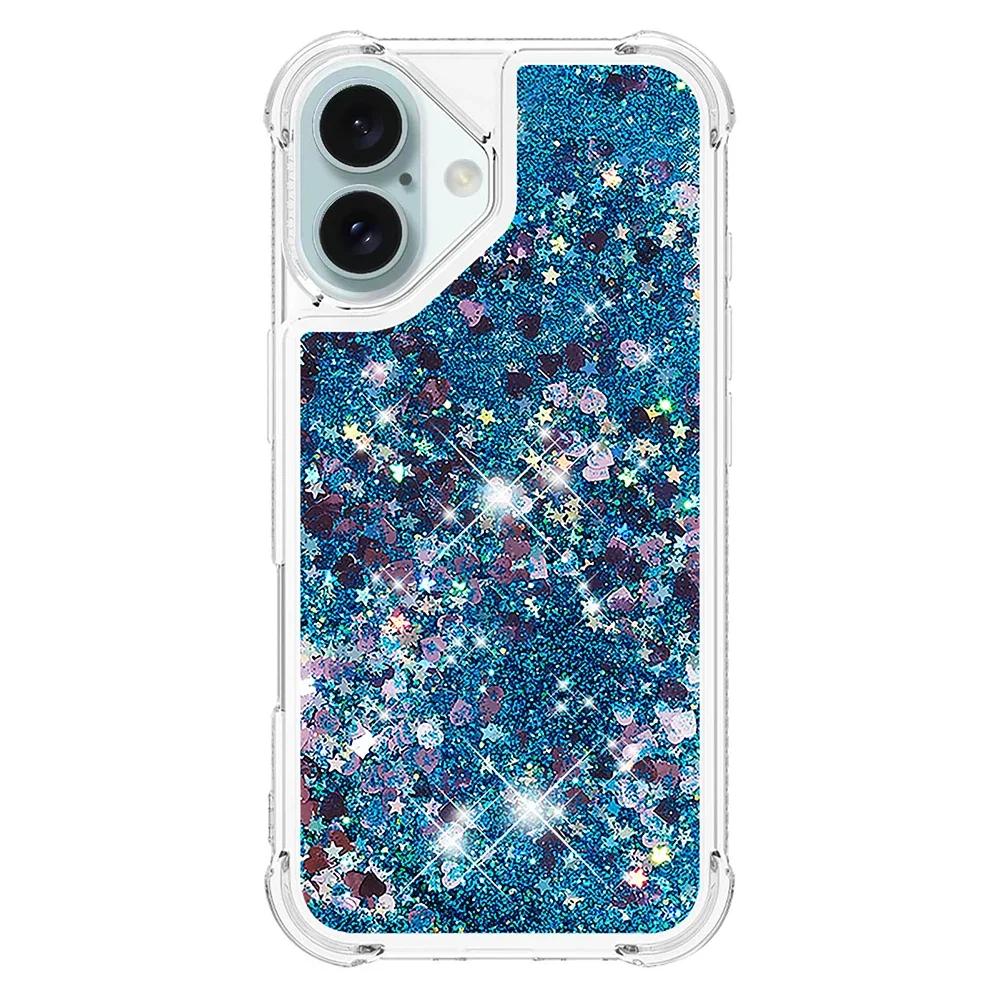 Luxury Bling Glitter Phone Case For Samsung Galaxy S22 S21 S20 FE S10 Plus S10E Note20 Ultra Dynamic Quicksand Bumper Back Cover