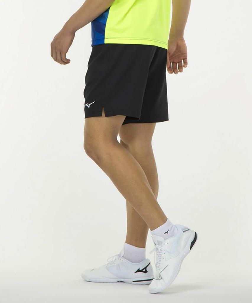 Mizuno Table Tennis Game JTTA Size XS Pants, Standard, Moisture-Wicking, Quick-Drying, Certified, 82JB9002, Men's, Black,