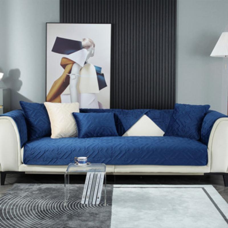 

Осенне-зимняя хрустальная плюшевая подушка для дивана, современная простая супермягкая нескользящая подушка для дивана, полотенце 65*70