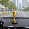 3D Printed Football Trophy Ornament, Mini Desk Display Model, Football Sports Figurine for Fan Souvenir Game Prize Collectible Gift