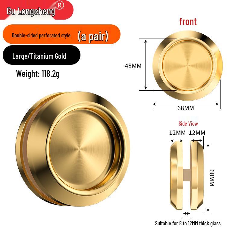 Manija Autoadhesiva Minimalista de Aleación de Aluminio para Puerta Corredera