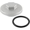 NICECNC Engine Valve Tappet Adjustment Cover Cap, 17mm Front/Rear Differential Gear Case Cap Lid O-Ring Compatible with Honda 12361-300-000, 1PCS