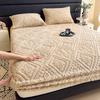 European Style Plush Velvet Bed Cover - Winter Warmth, Full Wrap Mattress Protector