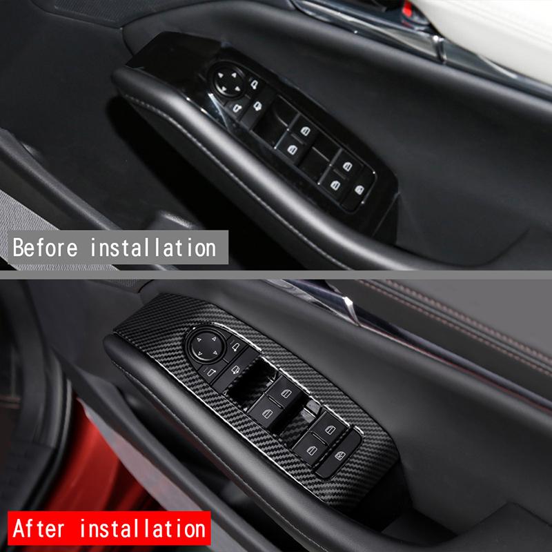 

Car glass switch panel window switch cover decoration for Mazda CX-30