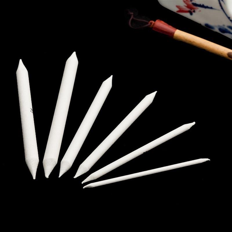 6PCs Blending Smudge  Stump Sketch 6 Sizes Art Drawing Tool Pastel