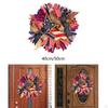 Patriotic Wreath Handmade 4TH of July for Festival Window Home Decor