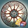 Tree Star Pattern Astrology Tablecloth Tarots Divinations Tablecloth Altars Cloth Divinations Board Game Accessory