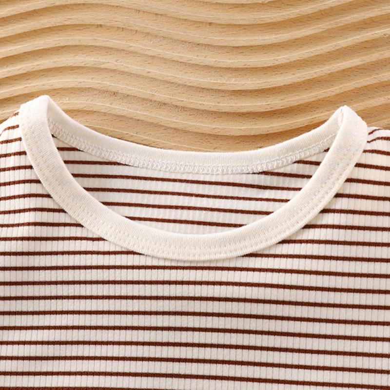 Kinder Sweatshirt für Kleinkind Streifen Jungen Mädchen Oberteil Kleidung Herbst Baumwolle Langarm T-Shirt Kinderkleidung Jungen Mädchen Kleidung Frühling Herbst