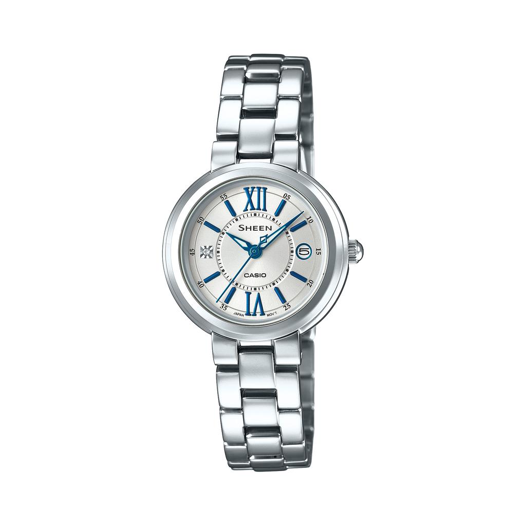 Casio Men's Stainless Steel 50M Water Resistant Analog Quartz Watch SHE-4528D-7A