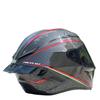 Black Red Trajectory Helmet Single Visor Racing Season Safety Helmet Casco Casque Big Spoiler Men And Women Motorcycle Helmet
