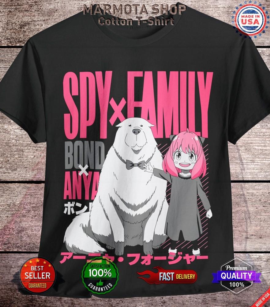 Spy X Family T-Shirt Anya Bond Forger Yor Loid Anime Japanese Tee Shirt Kawaii