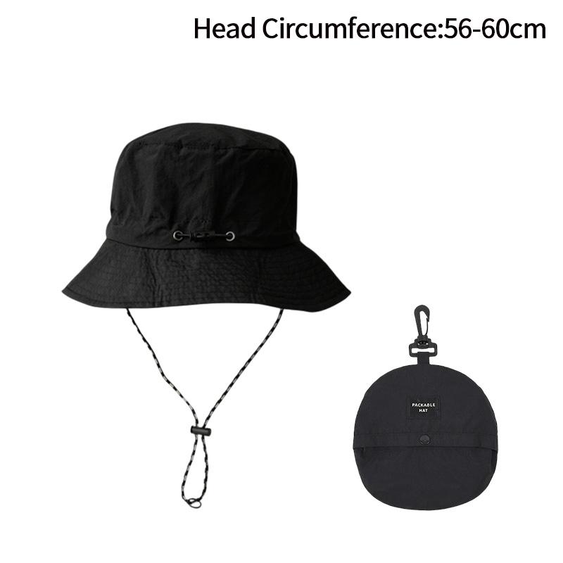 Summer Sun Protection Fisherman Bucket Hat Man Woman Outdoor Quick-drying Wide Brim Bucket Hat Fishing Hiking Anti UV Sun Cap