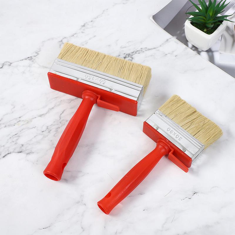 Smooth Flat Head Paint Brush For Painting Walls Labor Saving Hand Tools Limewash Brush