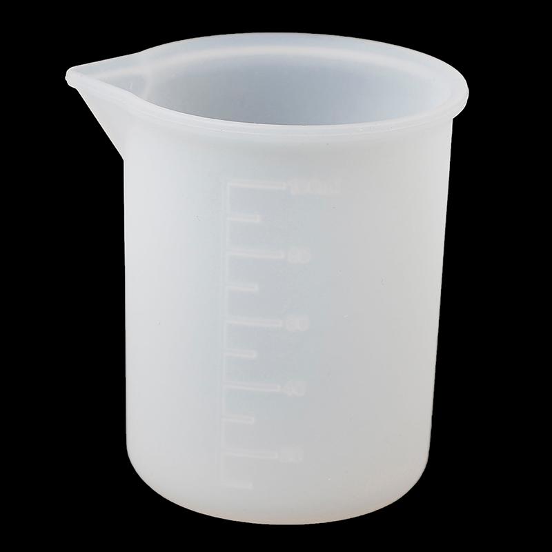 5/10Pcs Food Safe Silicone Measuring Cup Flexible Easy-pour Liquid Measuring Tool for Kitchen Baking Soap Making