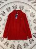 Ralph Little Horse Embroidered Polo Patch Stand Collar Cable Knit Men's Half Zip Sweater for Autumn/Winter