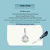 Avele Luminous Shell Pendant: Exquisite Ocean Style S925 Sterling Silver DIY Beaded Jewelry
