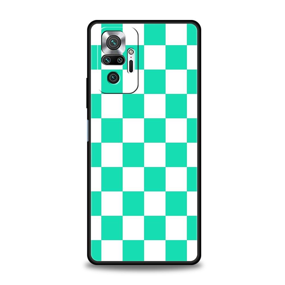 Phone Case For Xiaomi Redmi Note 14 13 12 5G 11 10 Pro Plus 4G 9S 9 14C 13C 12C 10C 9C 9A Cover Retro Classic Chess Board Grid