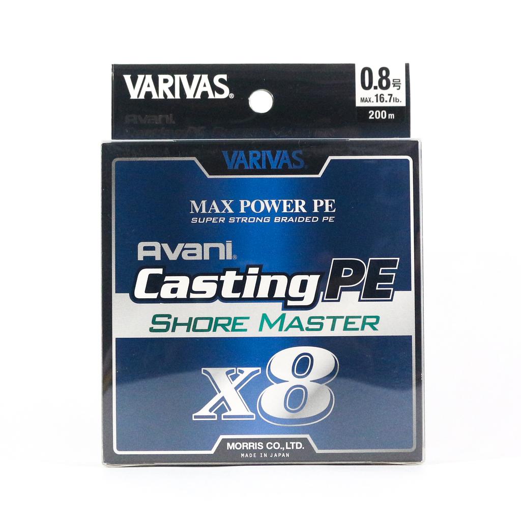 Varivas P.E Line Shore Master Max Power X8 200m P.E 0.8 16.7lb (4953)