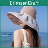 Outdoor Sun Hat For Women Wide Brim Straw Summer Beach Sun Protection Stylish Casual Outdoor Wear