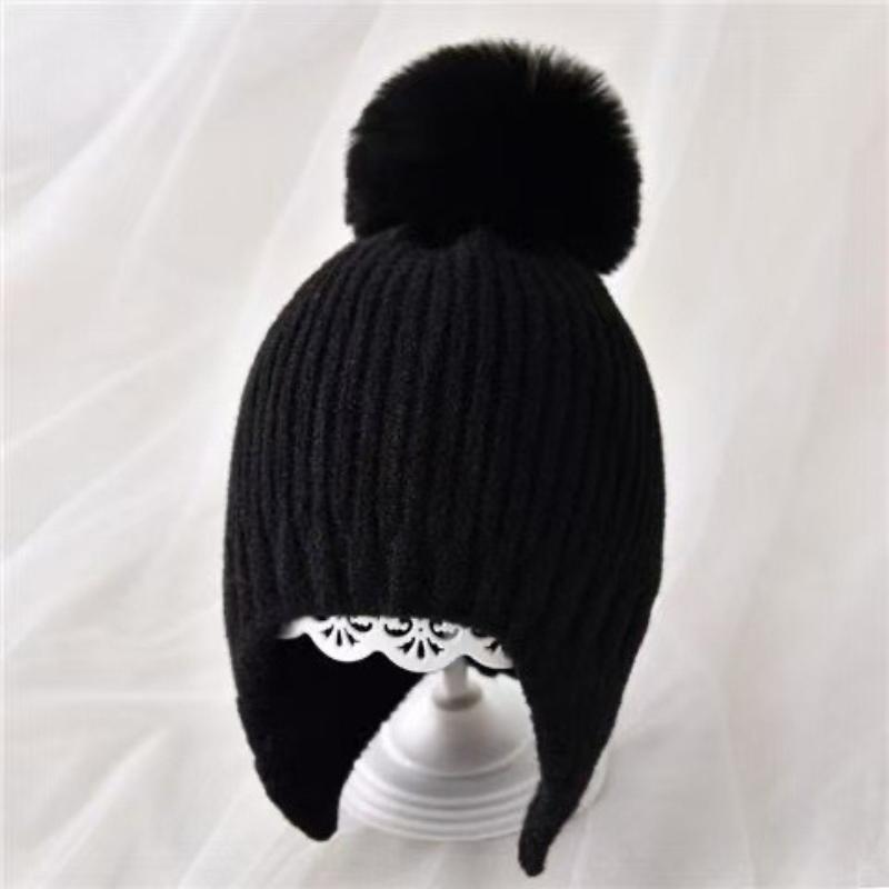 Children's Cute Super Cute Bear Winter Outdoor Windproof and Warm Ear Protection Hat