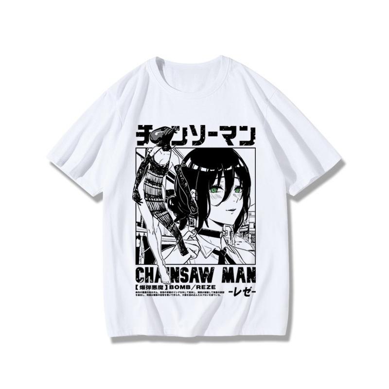 

Vintage Graphic T Shirt Harajuku Y2k Tops Japanese Anime Rise T-shirt Women Clothing 3XL