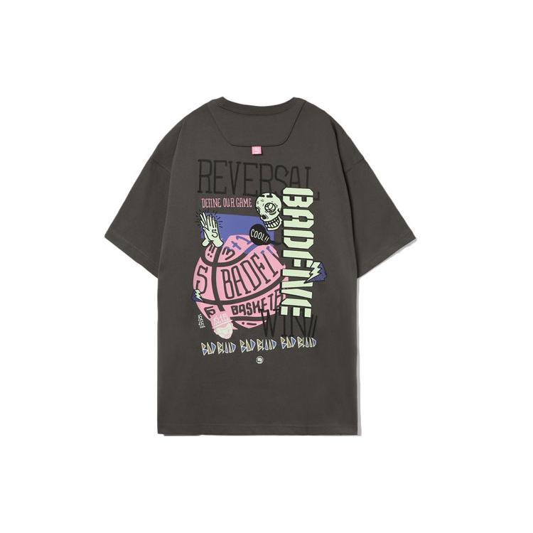 Li Ning Badfive T Shirt Men's Gray AHSR479-5