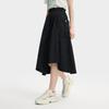 New FILA Casual Long Skirt Women's Jet Black F11W538304F-BK