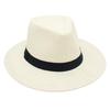 Wish Straw Hat Nostalgic Visor Breathable Cool Hat Model Jazz Hat Men'S And Women'S Beach Hat Mike