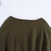 Autumn 2024 Women's European & American Cape-Style Loose Long-Sleeve Knitted Sweater