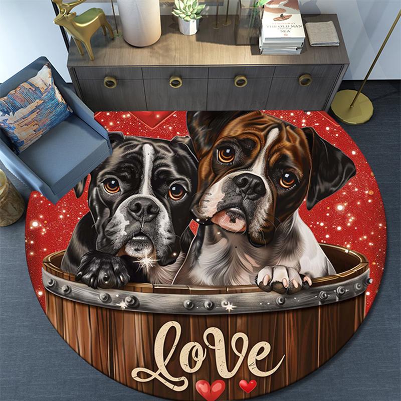 

Cartoon Print Round Area Rug,Carpet Rug for Living Room Bedroom Sofa Playroom Decor,Non-slip Floor Mat 80cmx80cm