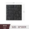 3D XPE Foam Self-Adhesive Brick Wall Stickers, 30x30cm, Small Size