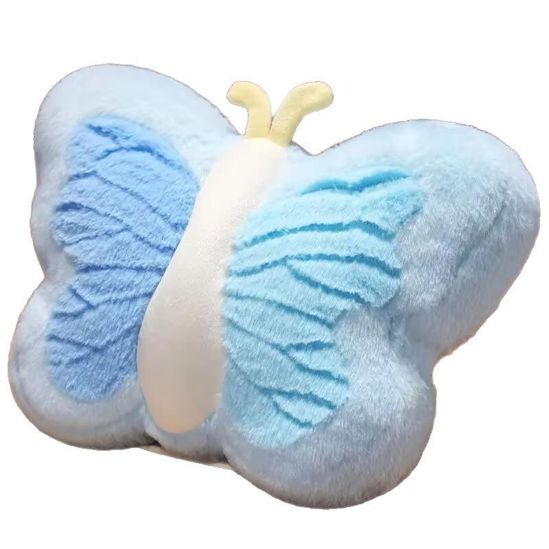 Cute Girl Butterfly Plush Pillow With Soft Polyester Filling For Bedside Decor And Gifts