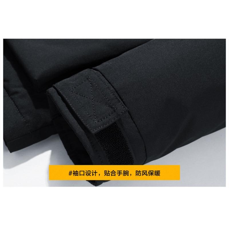 Autumn and winter men's clothing trends, new down jackets, thickened hooded warm jackets, men's handsome and versatile cold clothing, winter clothes