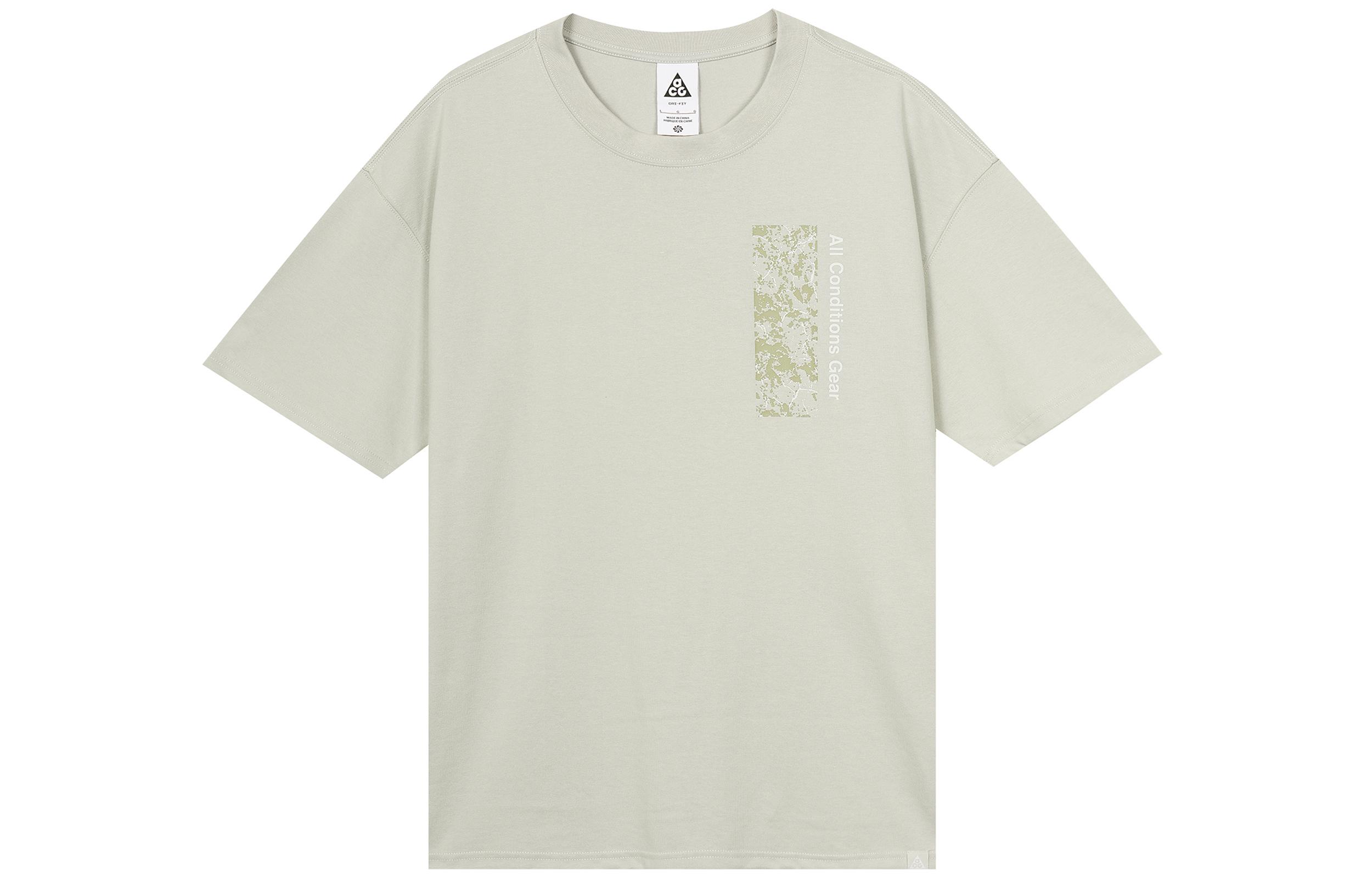 Nike ACG T Shirt Men s Light Iron Ore Gray FJ1126-012 XL