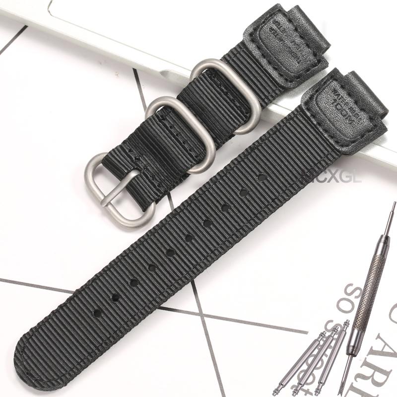 Watchband for Casio G-Shock GA100/110/120/150/200/400 GD-100/110/120 DW-5600 GW-6900 Bracelet 16mm Nylon Strap